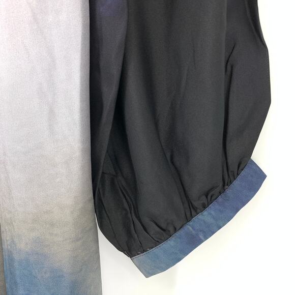 Johnny Was Women's Size M Silverpointe Slip Dress Long Sleeve Silk Multicolor - Picture 7 of 12